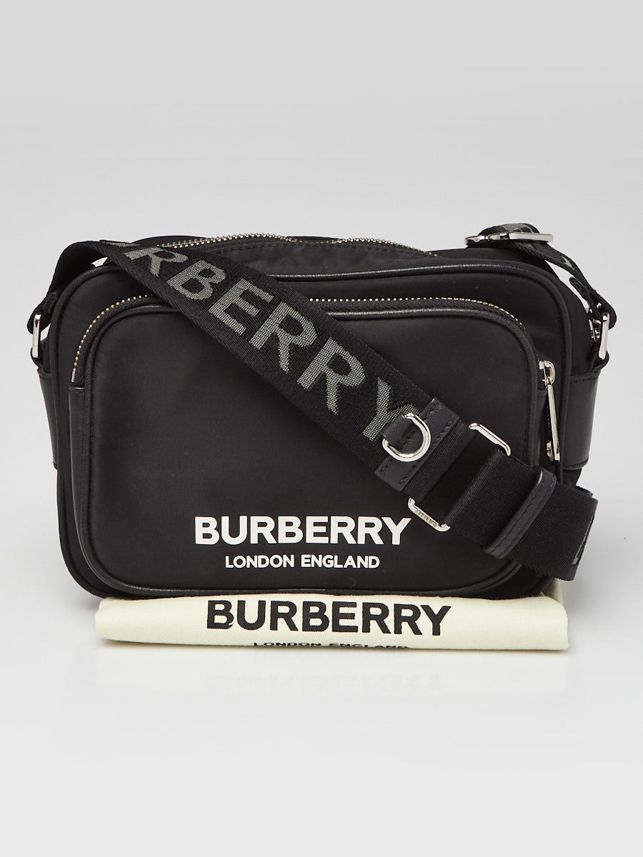 Burberry Black Nylon Paddy Crossbody Bag | Yoogi's Closet Burberry Black Nylon Paddy Crossbody Bag | Yoogi's Closet