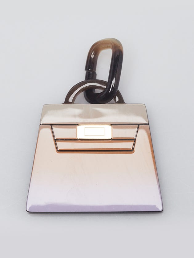 Hermes Lilas Horn Fusion Amulette Kelly Pendant