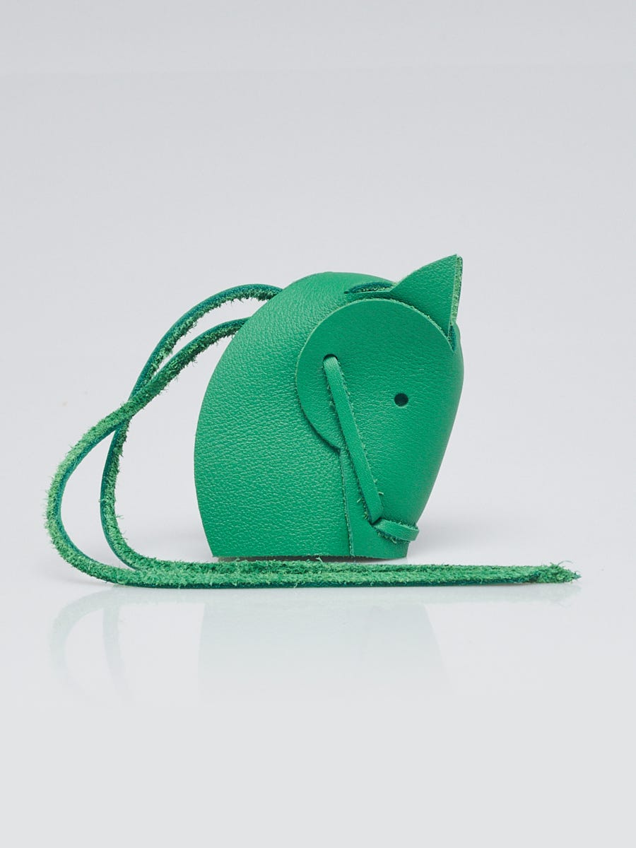 Hermes Bambou Swift Leather Tete De Cheval Horse Bag Charm