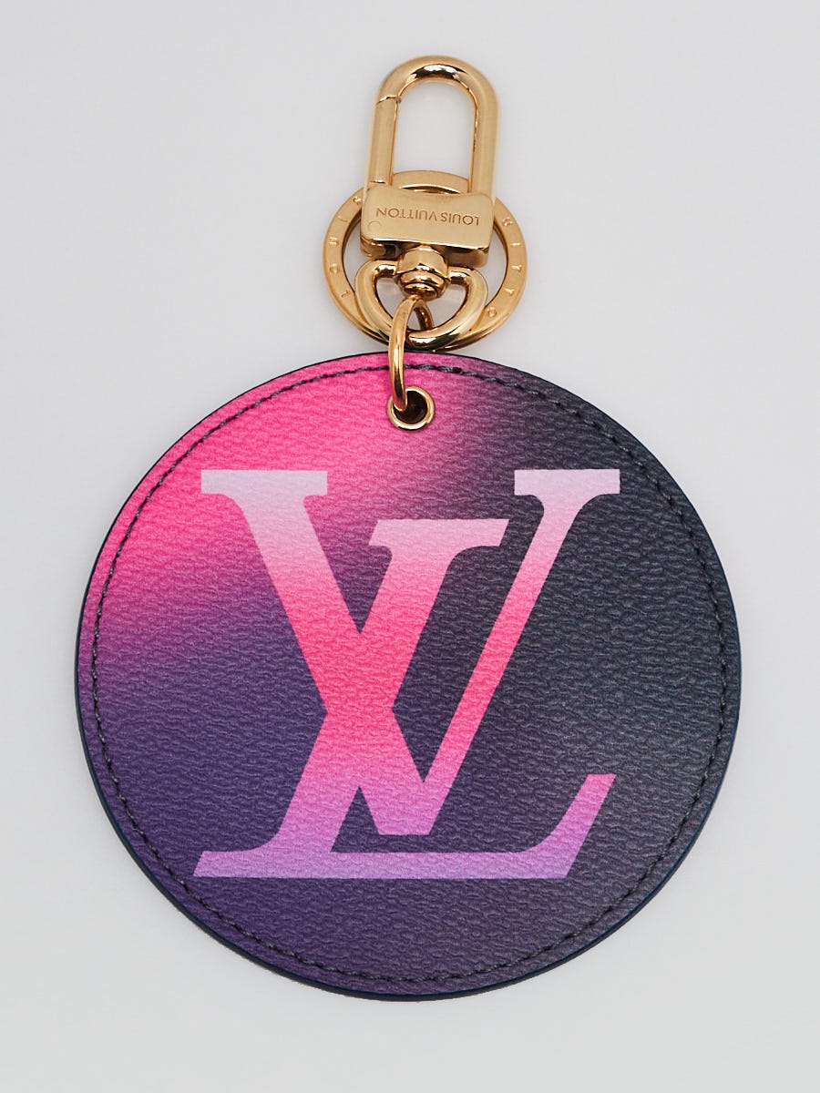 Louis Vuitton Midnight Fuchsia Monogram Canvas Round Key