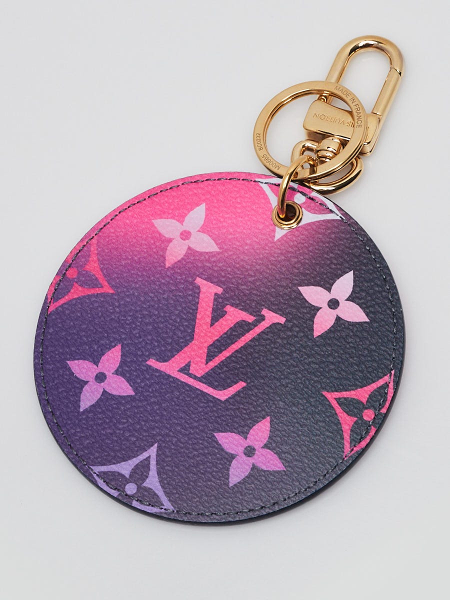 アクセサリー LOUIS VUITTON Louis Vuitton Midnight Fuchsia Monogram Canvas Round Key Holder