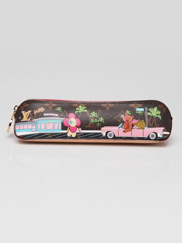 Louis Vuitton Monogram Canvas Christmas Animation Hollywood Elizabeth Pencil Pouch