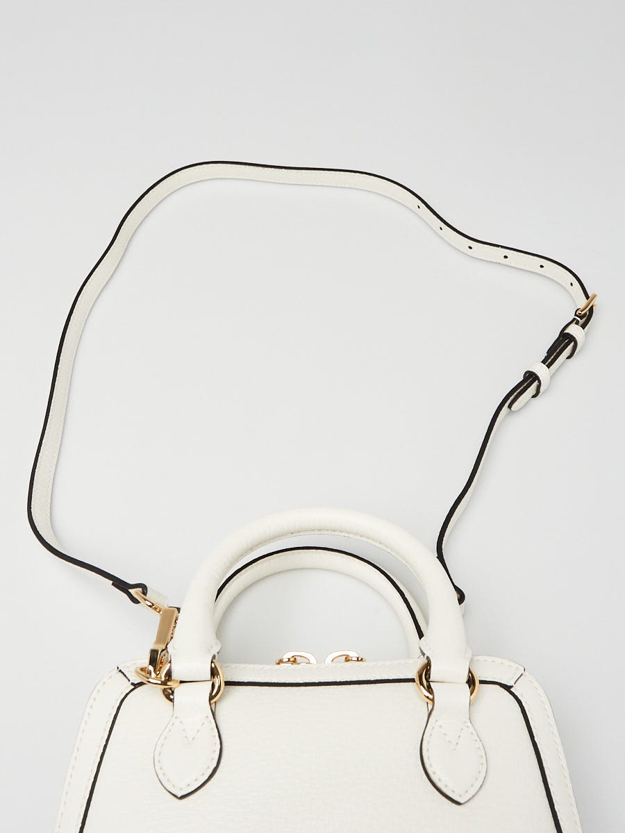 Gucci x Adidas White/Black Smooth Leather 1955 Horsebit Mini