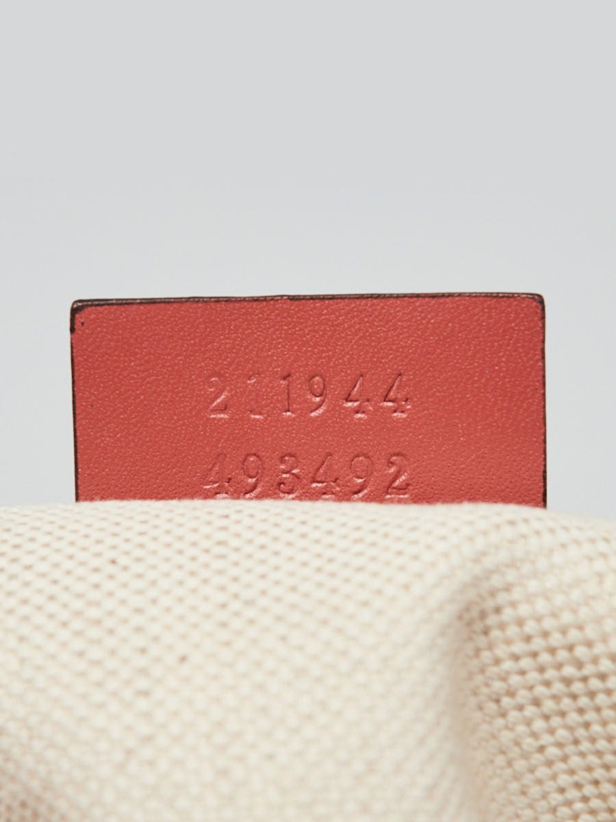 Gucci Beige/Pink Diamante Canvas Medium Sukey Bag | Yoogi's Closet