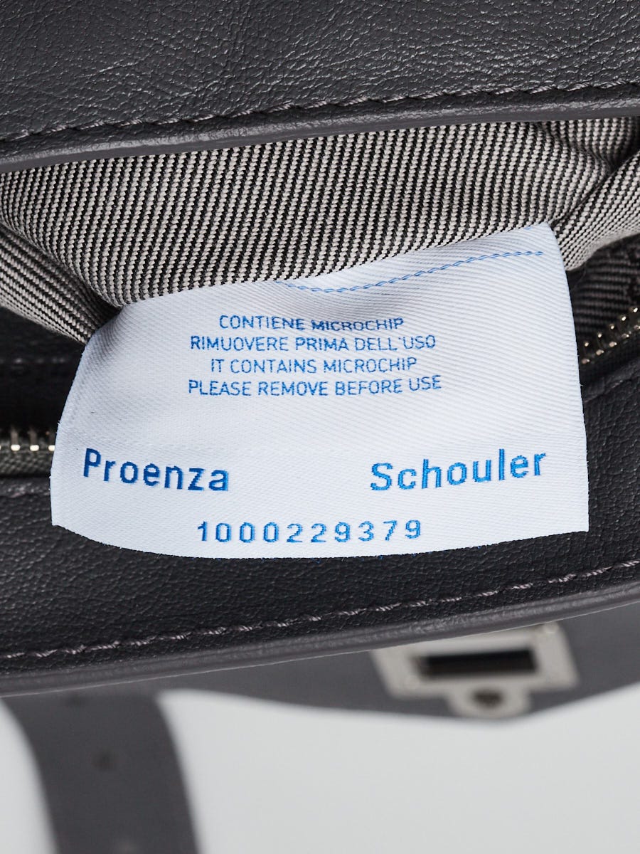Proenza Schouler Grey Leather Medium PS1 Satchel Bag | Yoogi's Closet