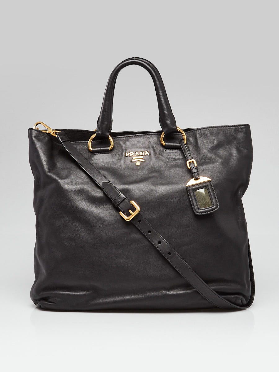 Prada soft calf tote best sale