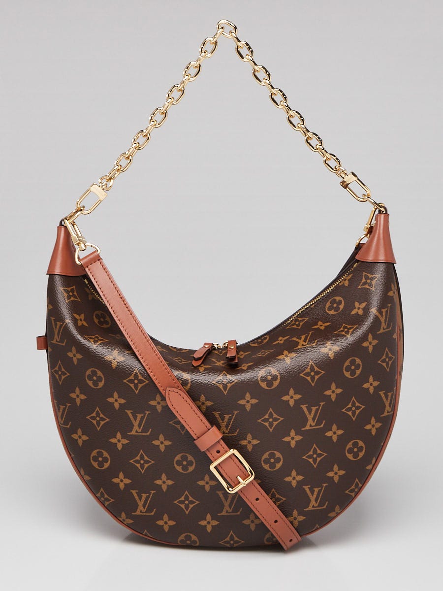 Louis Vuitton Monogram Reverse Canvas Loop Hobo Bag