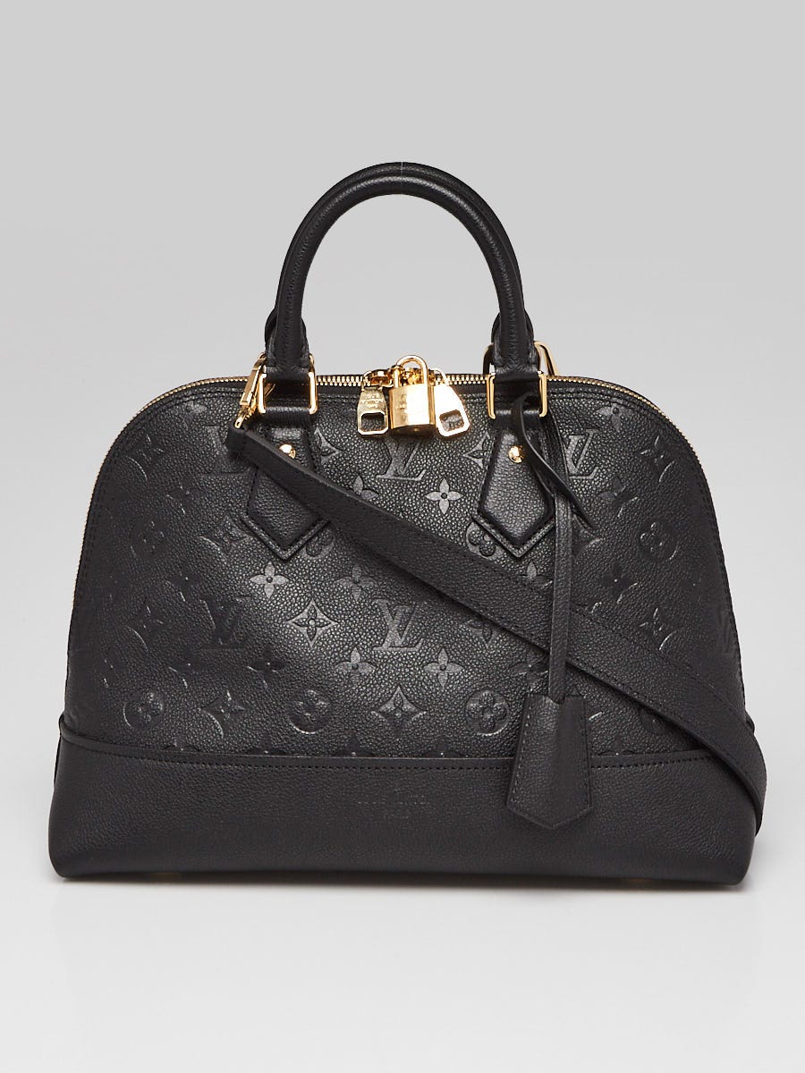 Louis Vuitton Black Monogram Empreinte Leather Neo Alma PM Bag