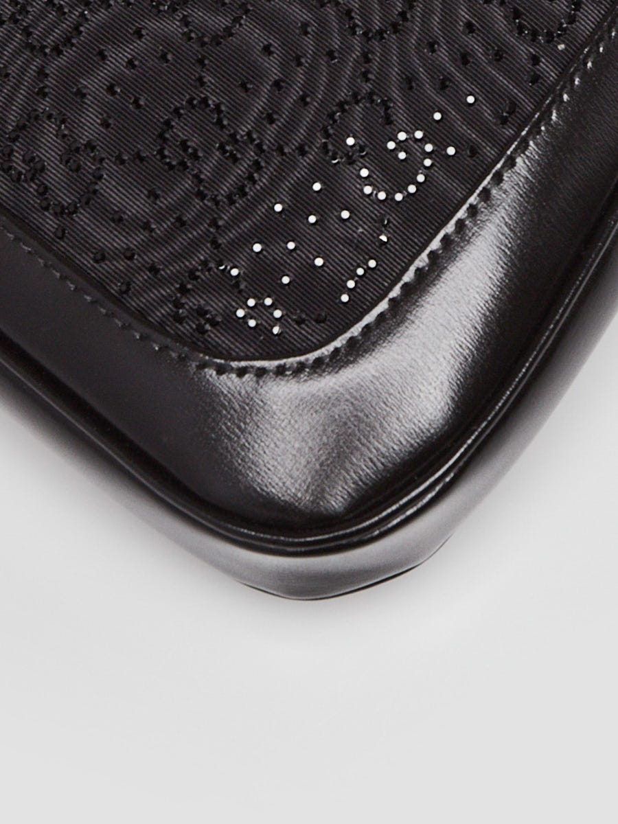 Gucci Black Leather/Satin Crystal GG Jackie 1961 Mini Bag | eBay