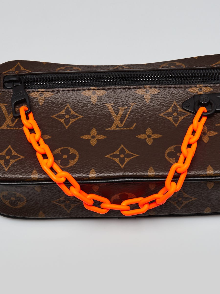 Louis Vuitton Monogram Canvas/Leather Pochette Volga Wristlet Bag