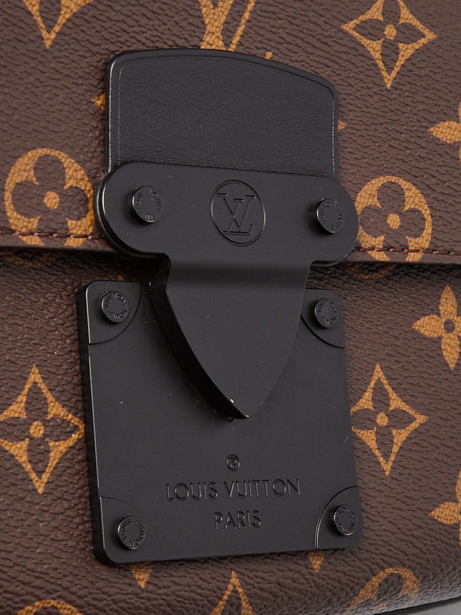 Louis Vuitton Monogram Macassar Canvas S Lock Messenger Bag