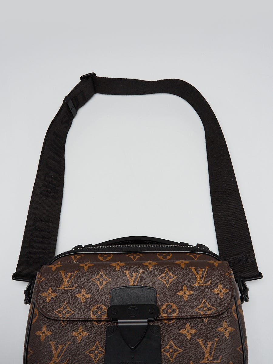 Louis Vuitton Monogram Macassar Canvas S Lock Messenger Bag