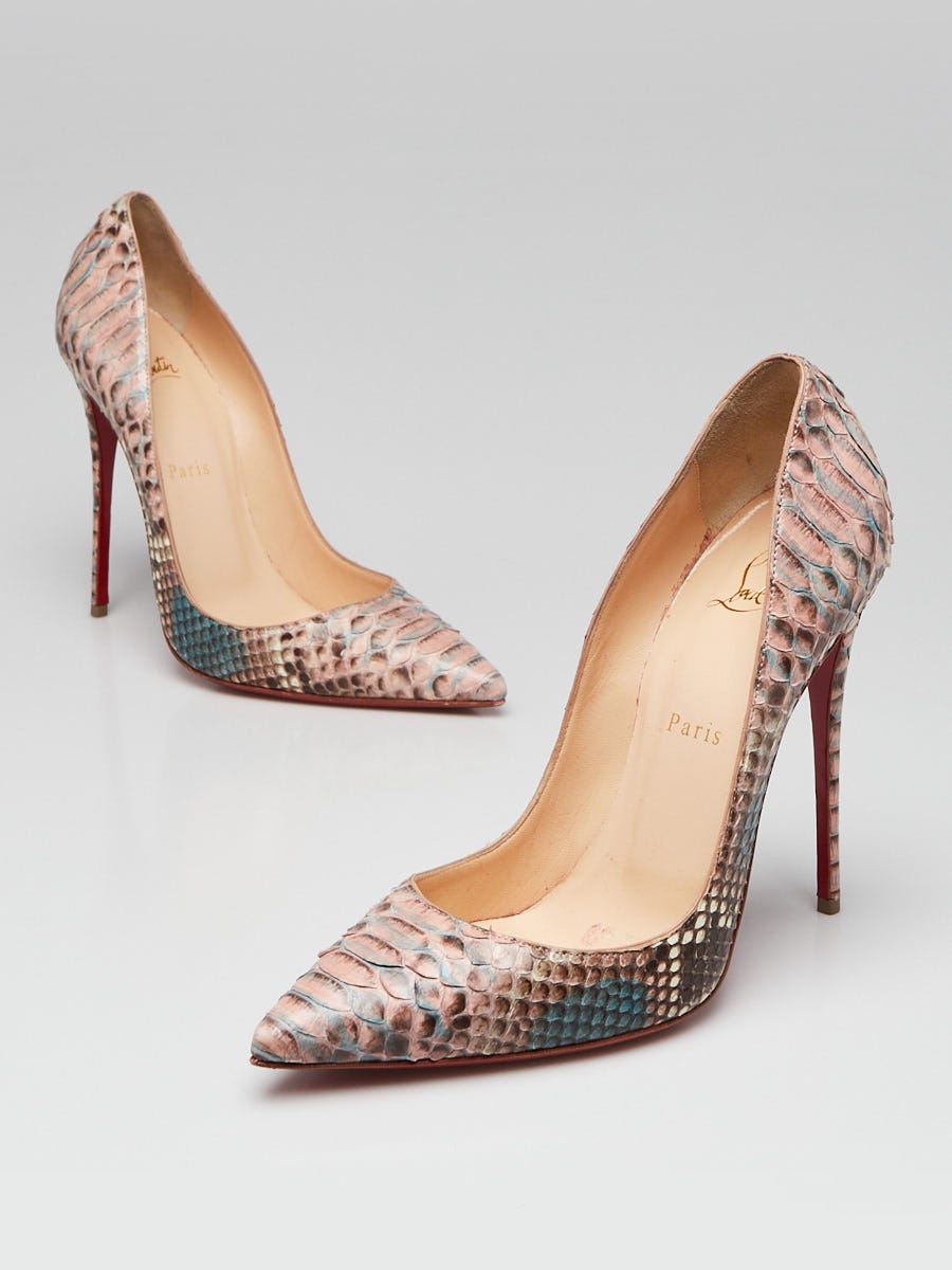 Christian Louboutin Rosette Python So Kate 120 Pumps Size 8.5 39 Yoogi s Closet