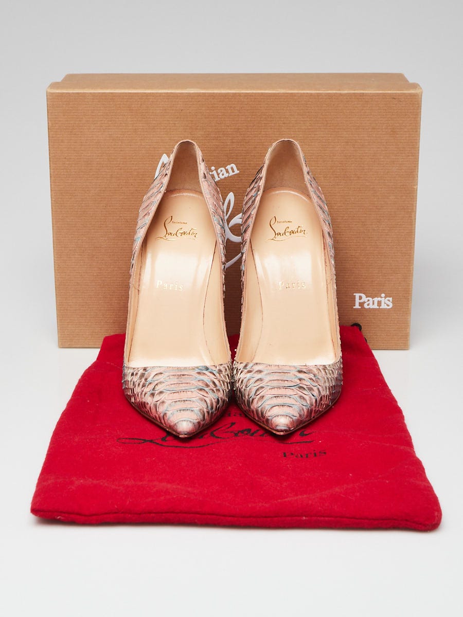 Christian Louboutin Rosette Python So Kate 120 Pumps Size Christian Louboutin Rosette Python So Kate 120 Pumps Size
