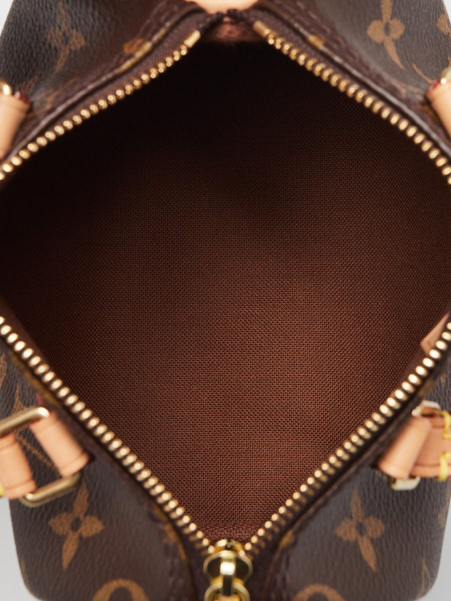 Louis Vuitton Monogram Canvas Nano Speedy Bag w/o Strap