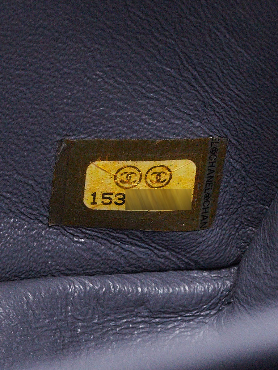 Chanel Purple Quilted Lambskin Leather Classic Maxi Double Flap