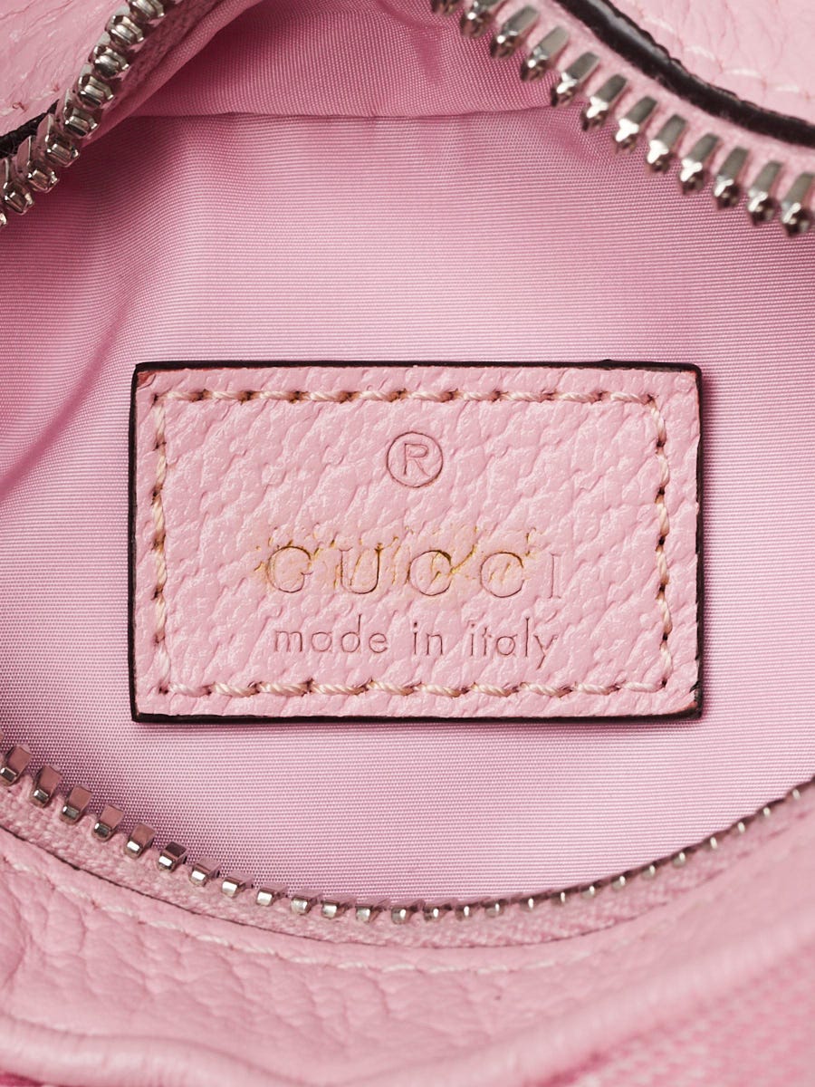 Gucci Pink GG Crystal Coated Canvas Small Attache Crossbody Bag Gucci Pink GG Crystal Coated Canvas Small Attache Crossbody Bag