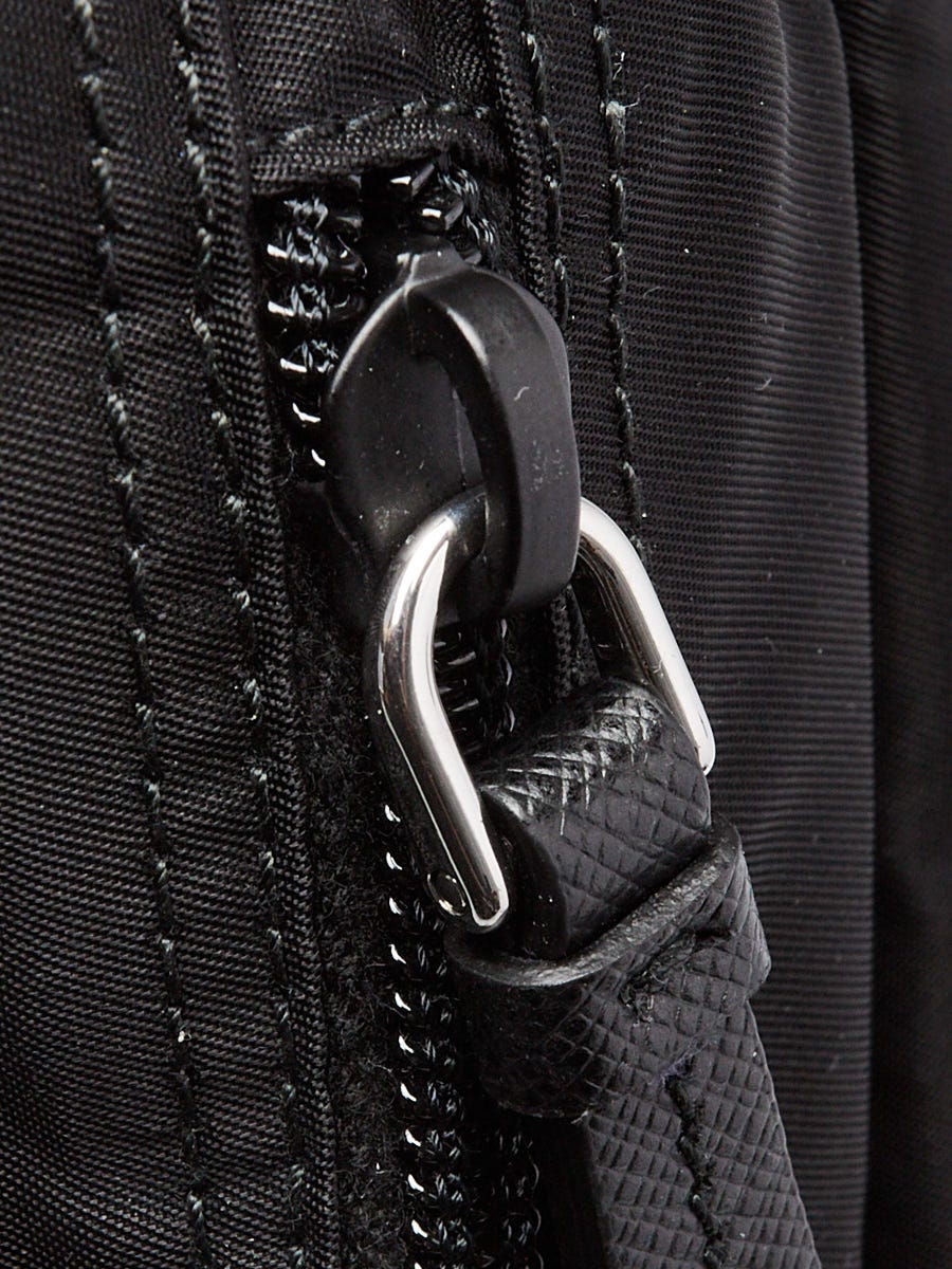 Prada Black New Vela Nylon Studded Messenger Bag 1BD118 Prada Black New Vela Nylon Studded Messenger Bag 1BD118