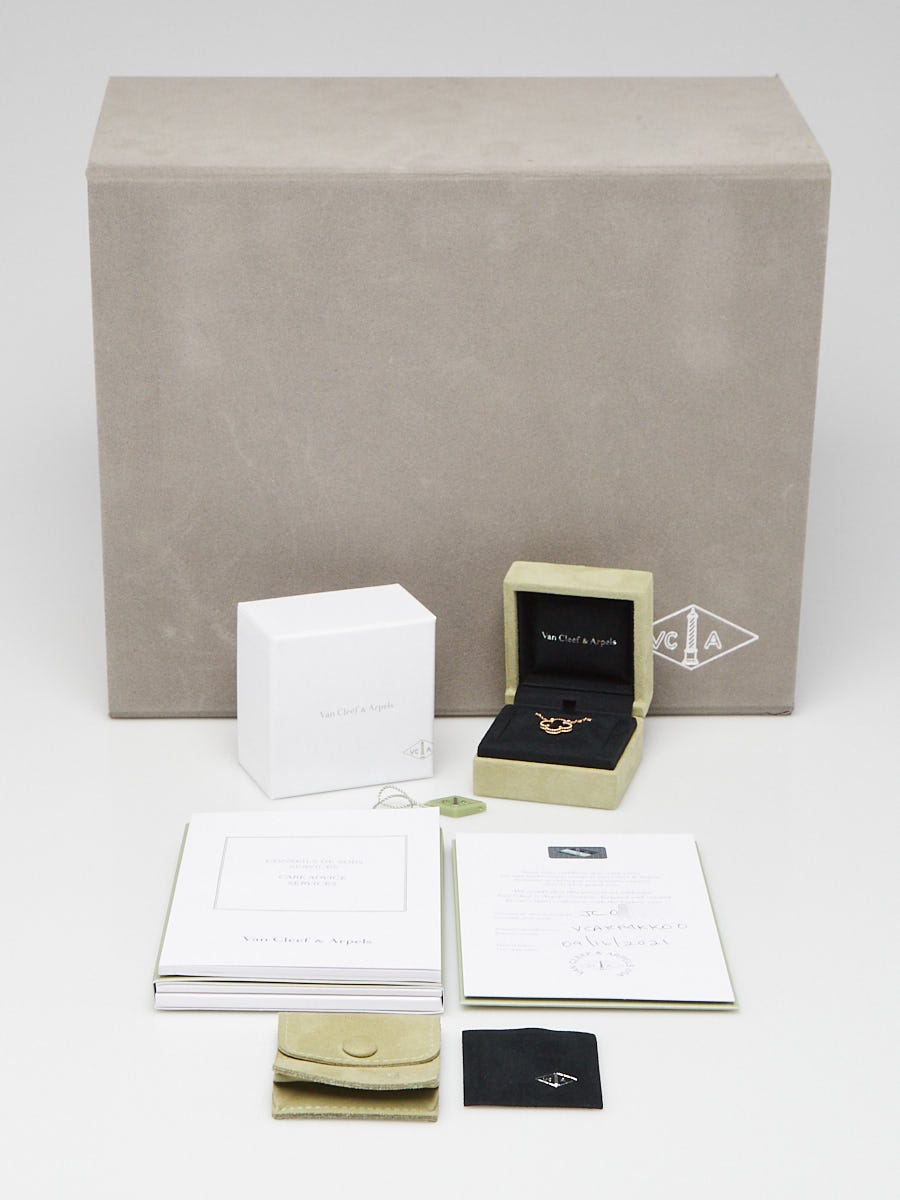 Van Cleef & Arpels 18k Rose Gold and Grey Mother of Pearl
