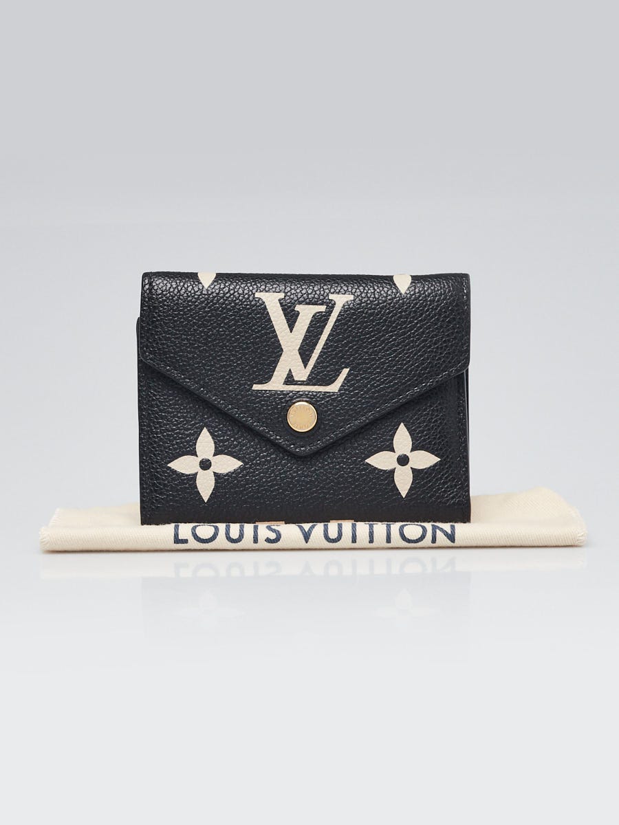 Louis Vuitton Bi-color Black/Beige Monogram Empreinte Leather