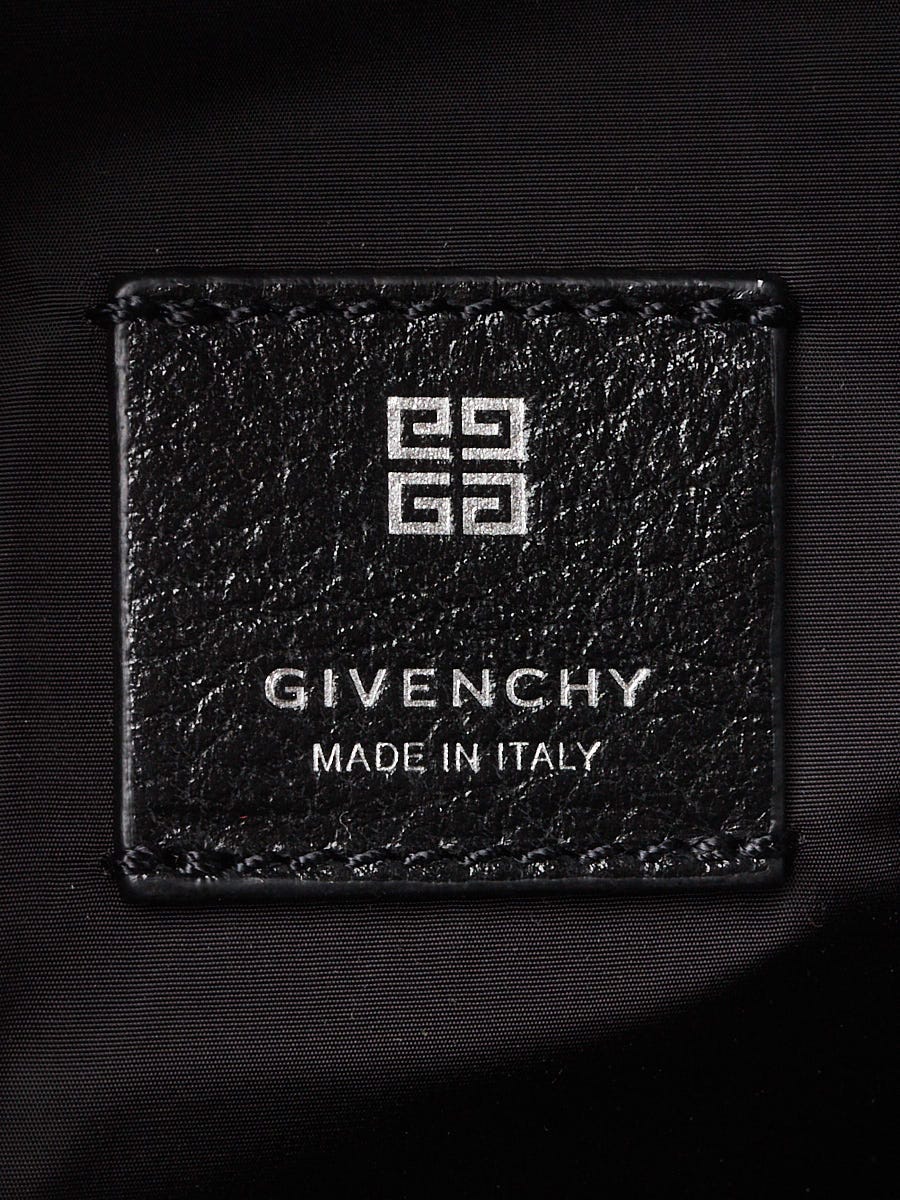 Givenchy Black Pebbled Leather Essential U Small Sling