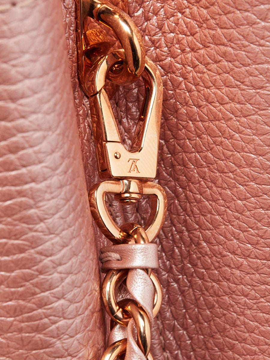 Louis Vuitton Pearl Pink Taurillon Leather Capucines BB Bag