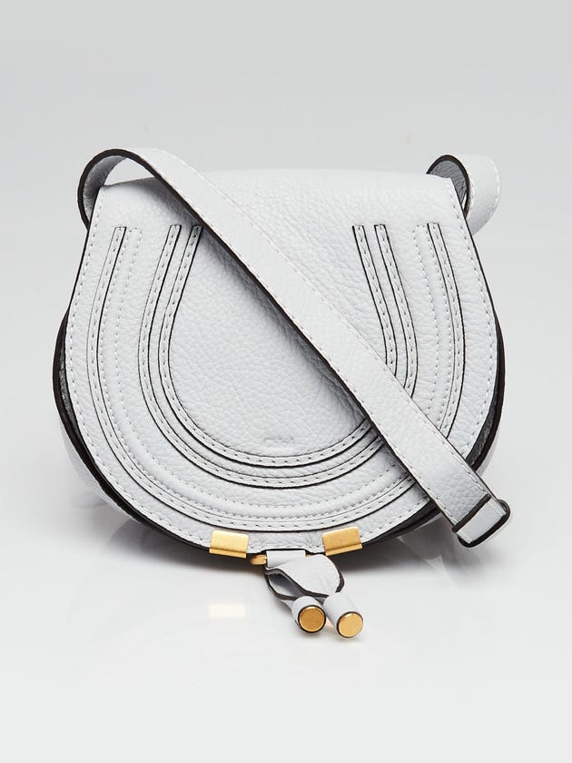 Chloe Light Cloud Pebbled Leather Mini Marcie Bag