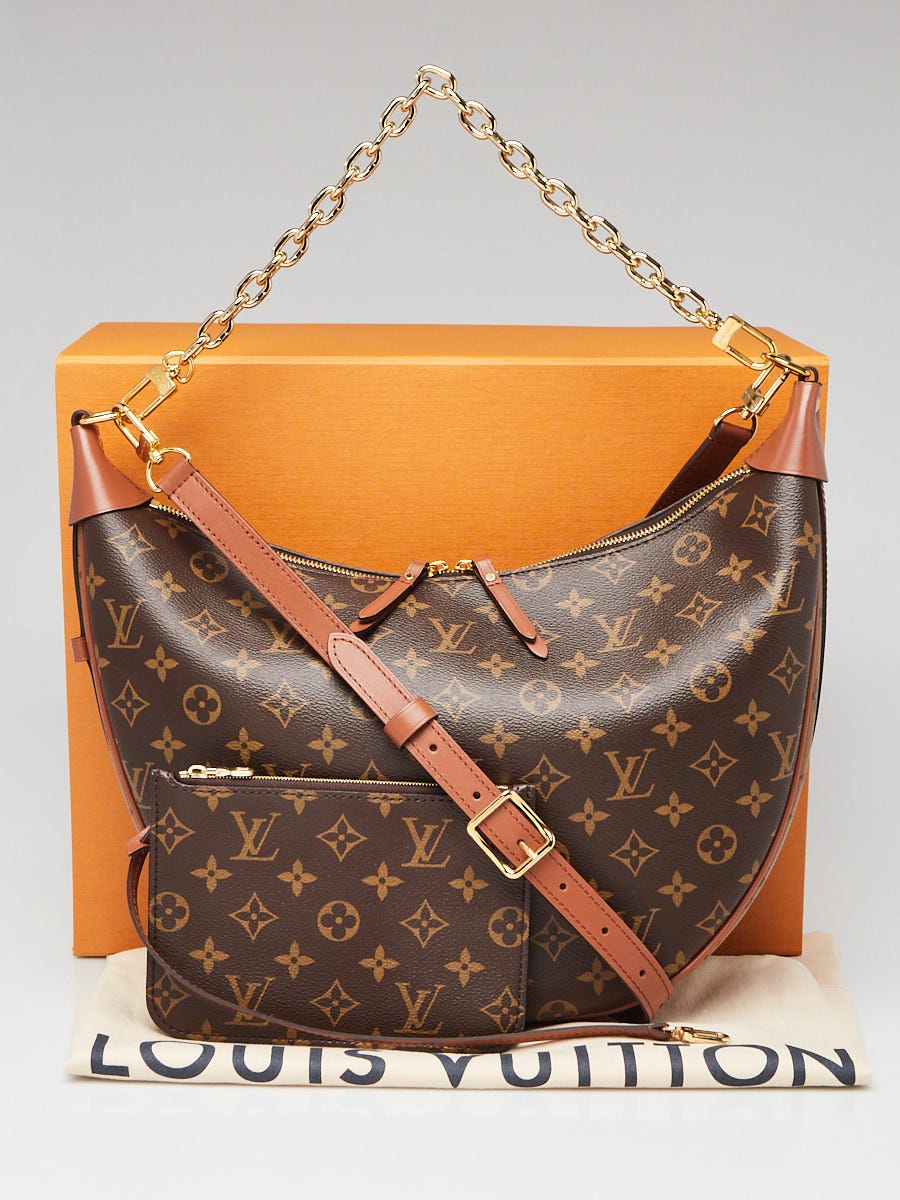 Louis Vuitton Monogram Reverse Canvas Loop Hobo Bag | Yoogi's Closet