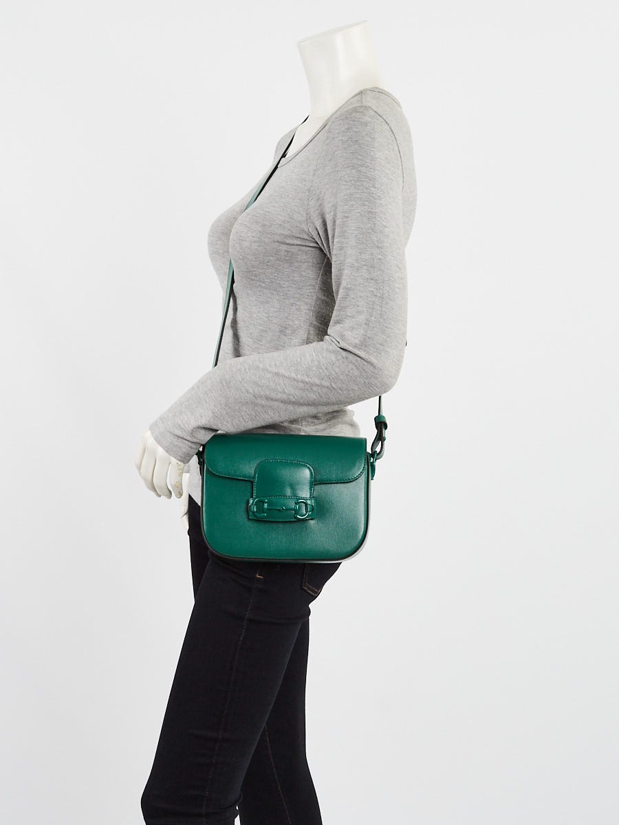 【GUCCI】Horsebit 1955 llic Leather Small Shoulder Bag Gucci Horsebit 1955 Small Shoulder Bag in GG Supreme Canvas
