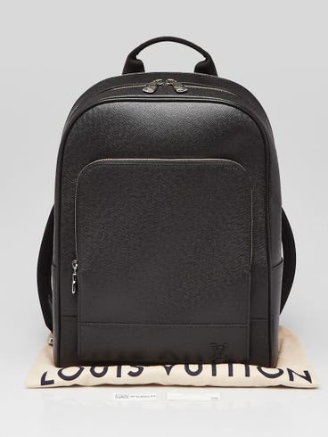 Louis Vuitton Black Taiga Leather Adrian Backpack Bag | Yoogi's Closet Louis Vuitton Black Taiga Leather Adrian Backpack Bag | Yoogi's Closet
