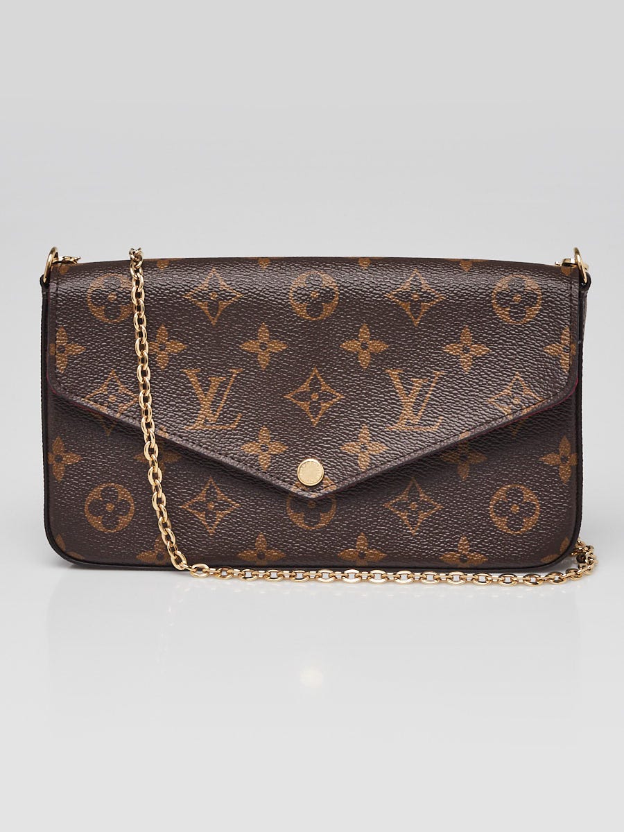 【Louis Vuitton】LV Felicie Pochette GM【ランク:A】 Louis Vuitton Monogram Canvas Felicie Pochette GM Bag