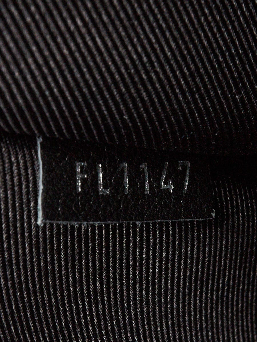 Louis Vuitton Black/White Leather Mechanical Flowers Lockme II Bag