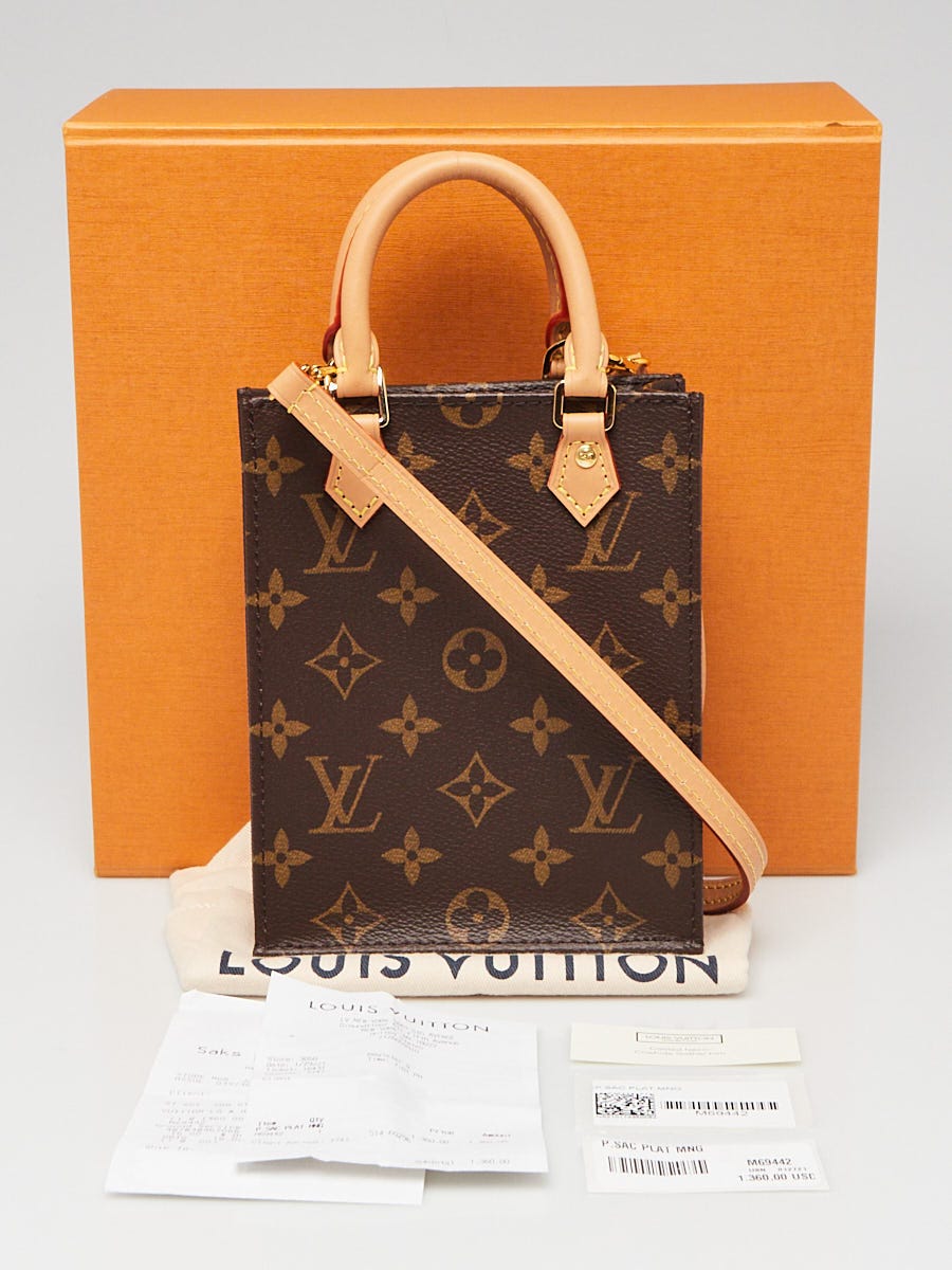 Louis Vuitton Monogram Canvas Petit Sac Plat Bag | Yoogi's