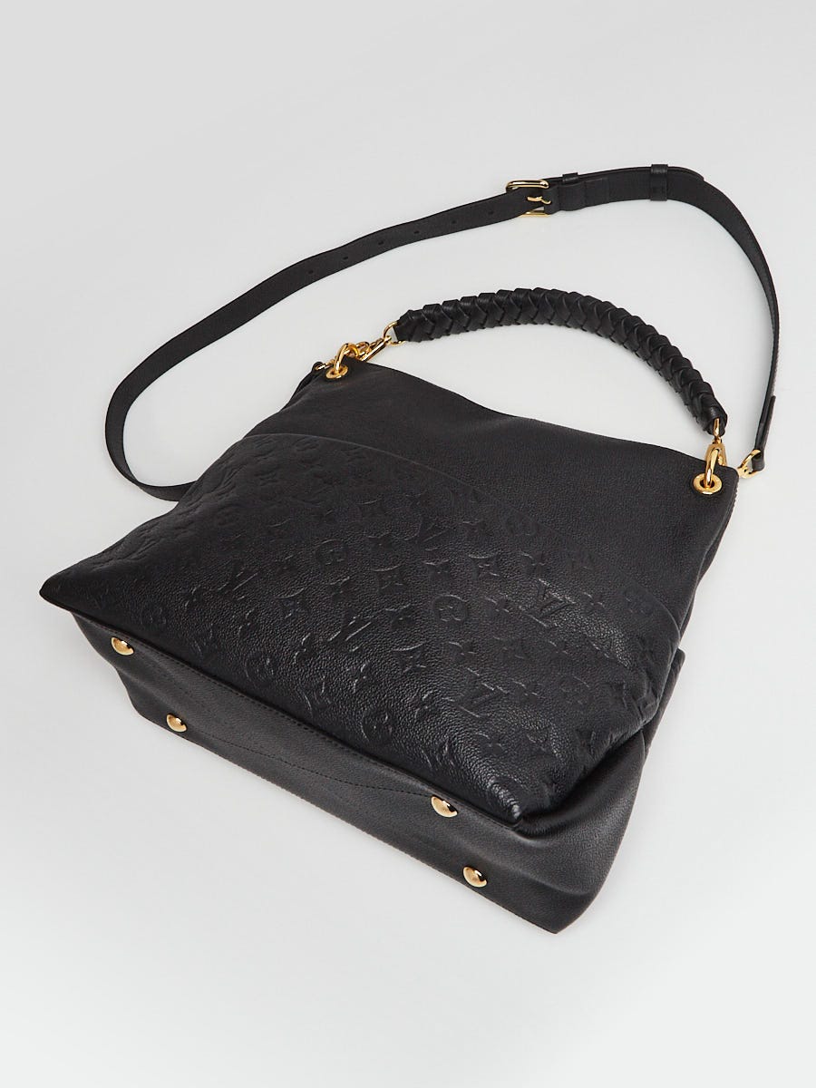 Louis Vuitton Black Monogram Empreinte Leather Maida Hobo Bag