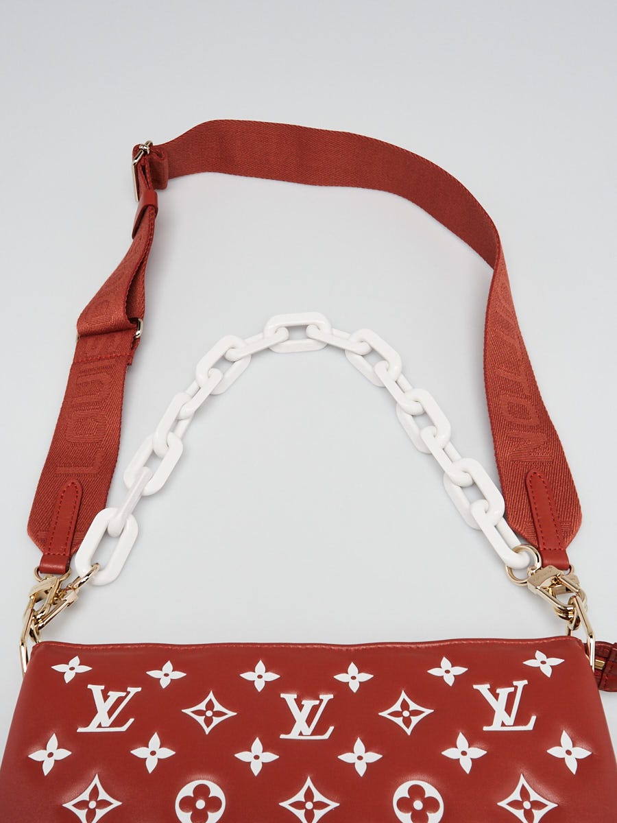 Louis Vuitton Terracotta Monogram Embossed Lambskin Leather