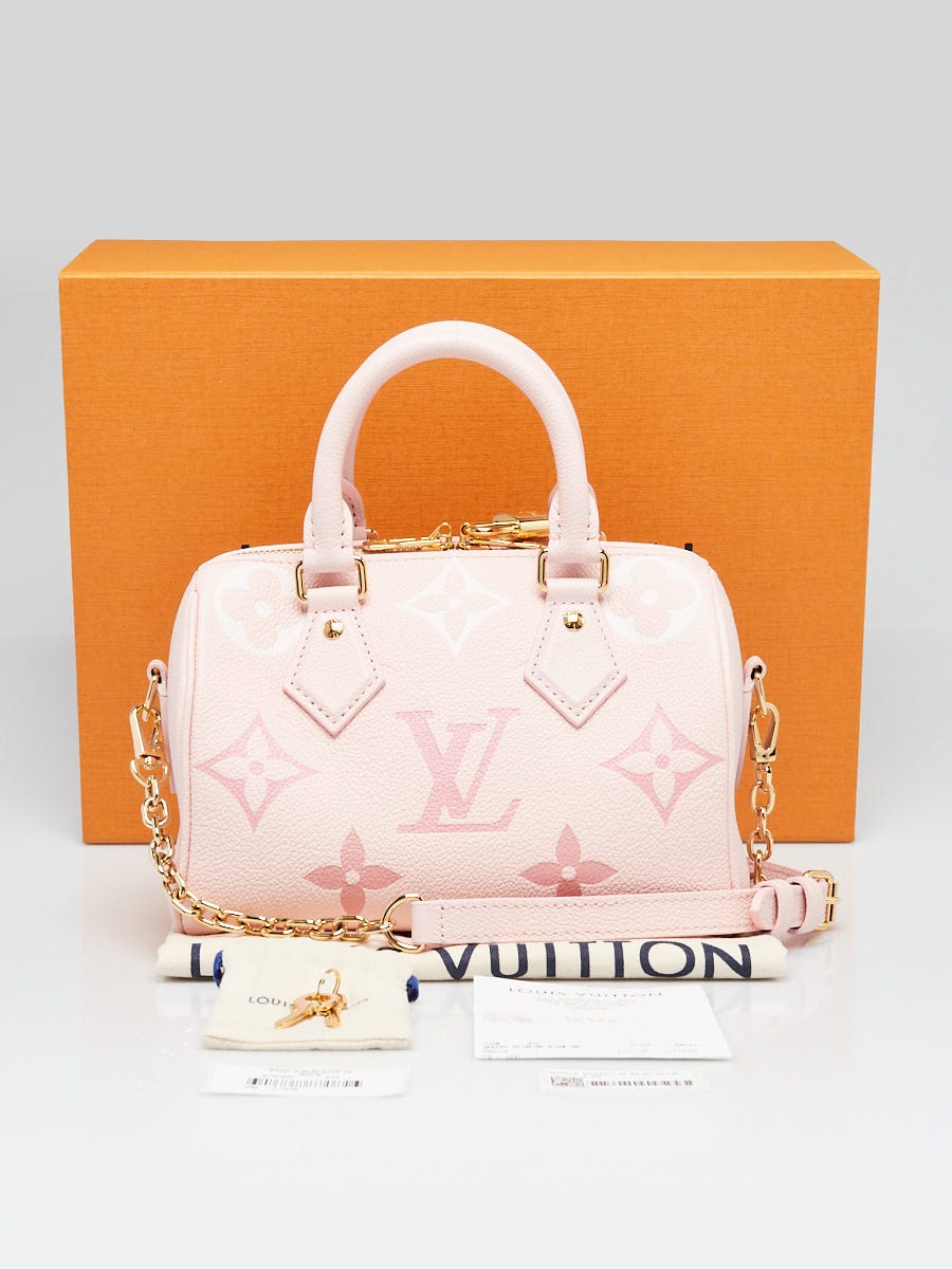 Louis Vuitton Pink Degrade Monogram Empreinte Leather Speedy Louis Vuitton Pink Degrade Monogram Empreinte Leather Speedy