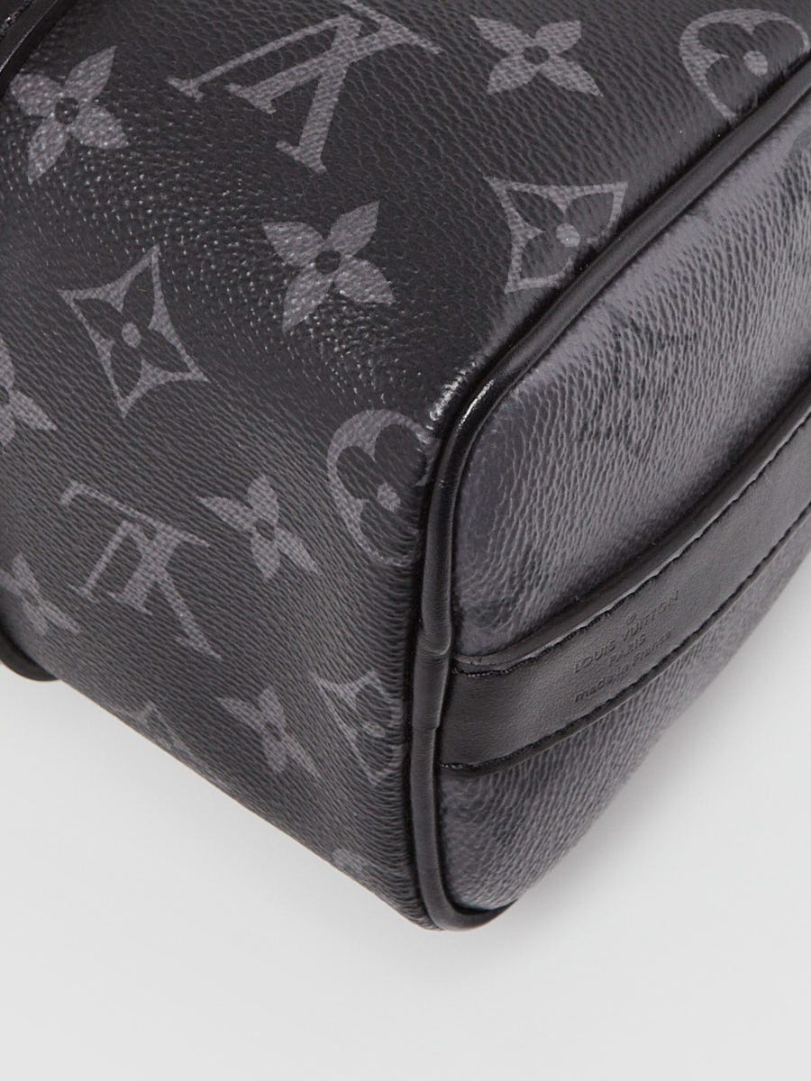 Louis Vuitton Monogram Eclipse Reverse Canvas Bandouliere Keepall