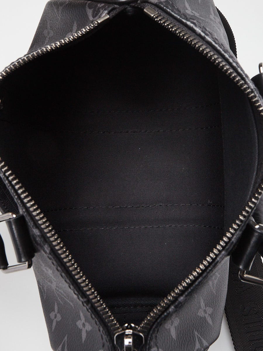 Louis Vuitton Monogram Eclipse Reverse Canvas Bandouliere Keepall