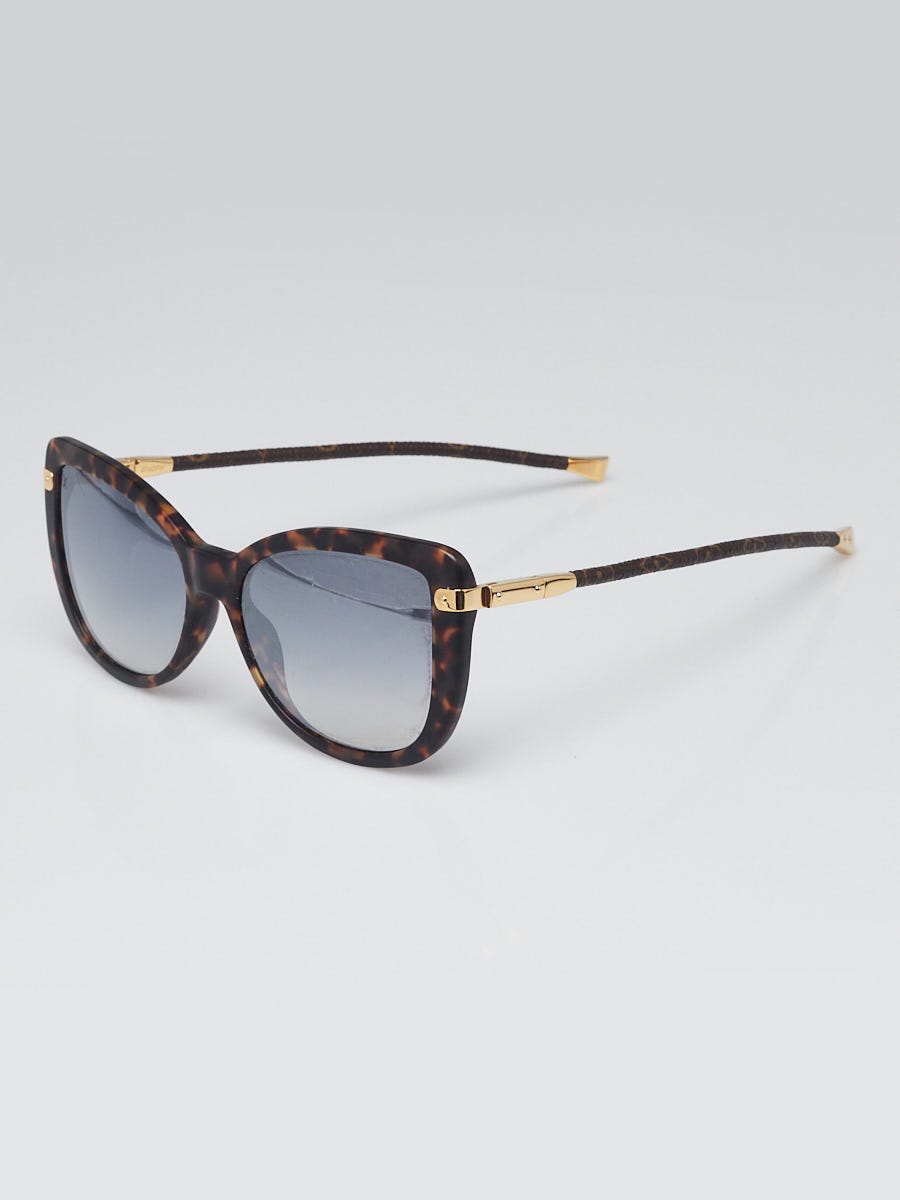 Louis Vuitton Brown Horn Acetate Frame Charlotte Sunglasses  display picture 2