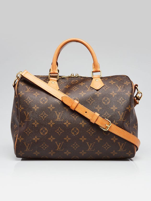Louis Vuitton Monogram Canvas Speedy 30 Bandouliere Bag