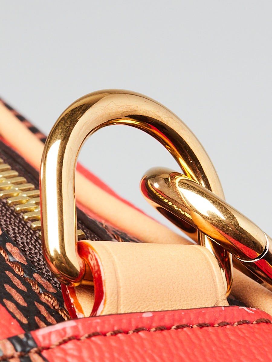Louis Vuitton Red Damier Canvas Chess Messenger Bag | Yoogi's Closet