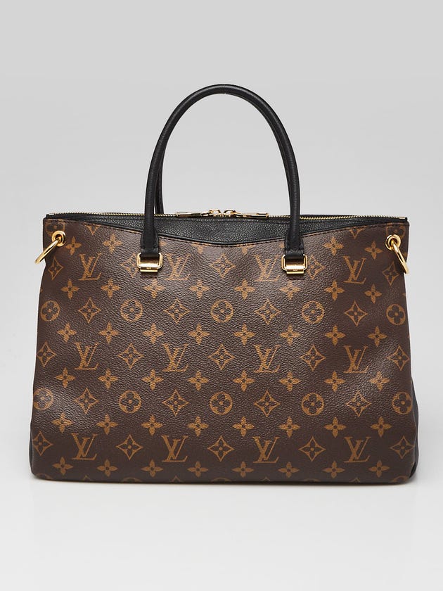 Louis Vuitton Monogram Canvas Full Noir Pallas Bag w/o Shoulder Strap