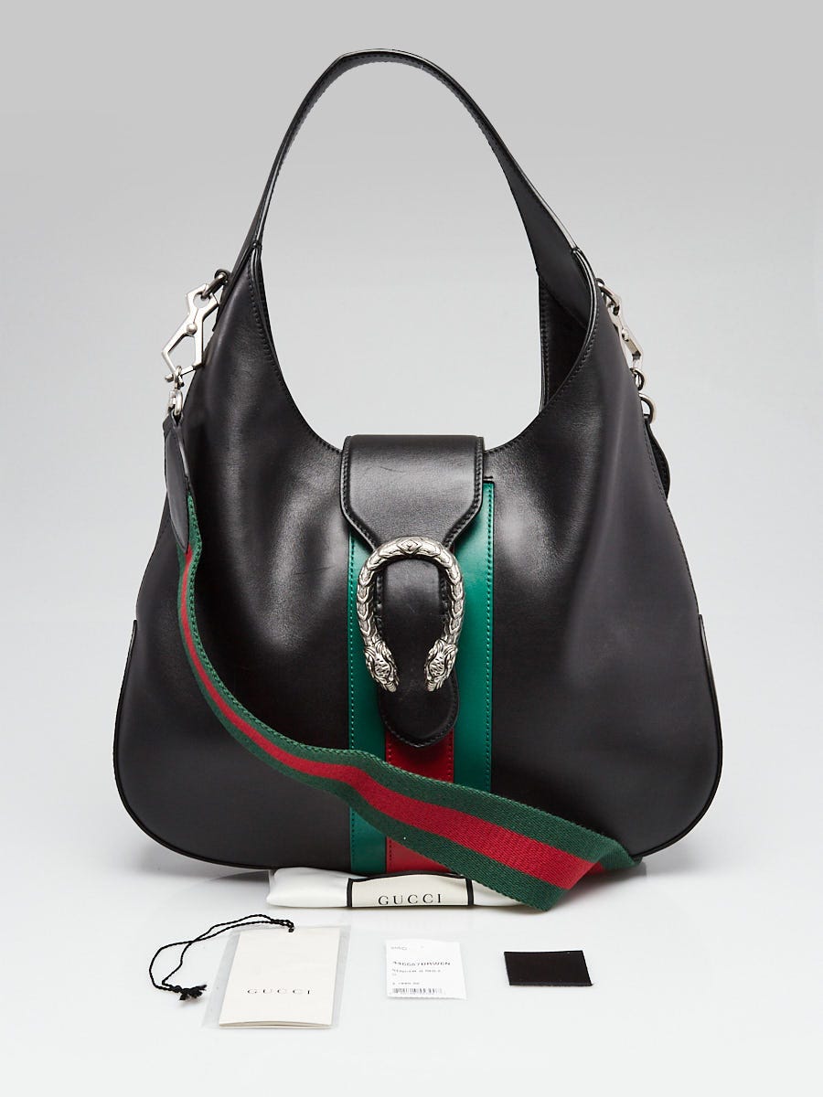 Gucci Black Smooth Leather Dionysus Large Hobo Bag | Yoogi's Closet