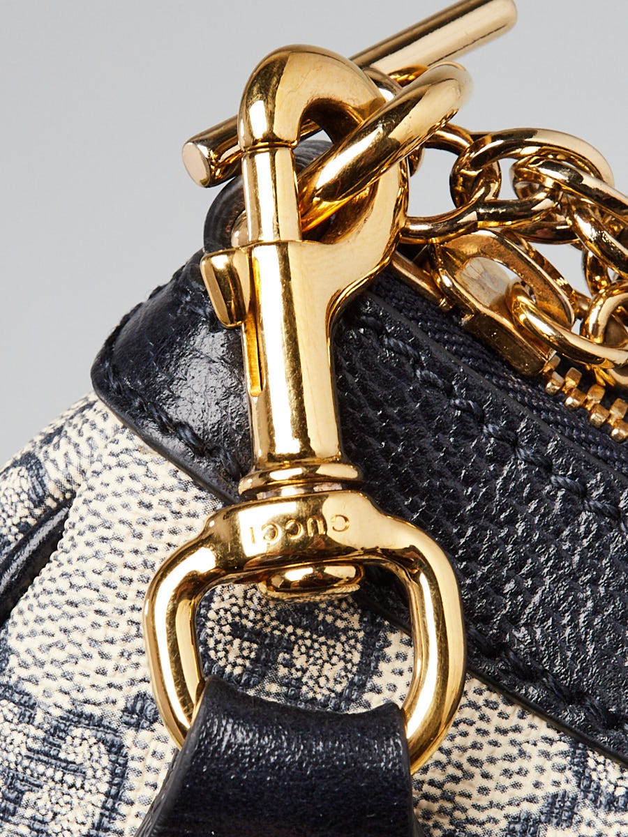 ショルダーバッグ・ポシェット GUCCI Ophidia GG Supreme leather shoulder bag Blu/beige Gucci Beige/Blue Supreme GG Coated Canvas Ophidia Small