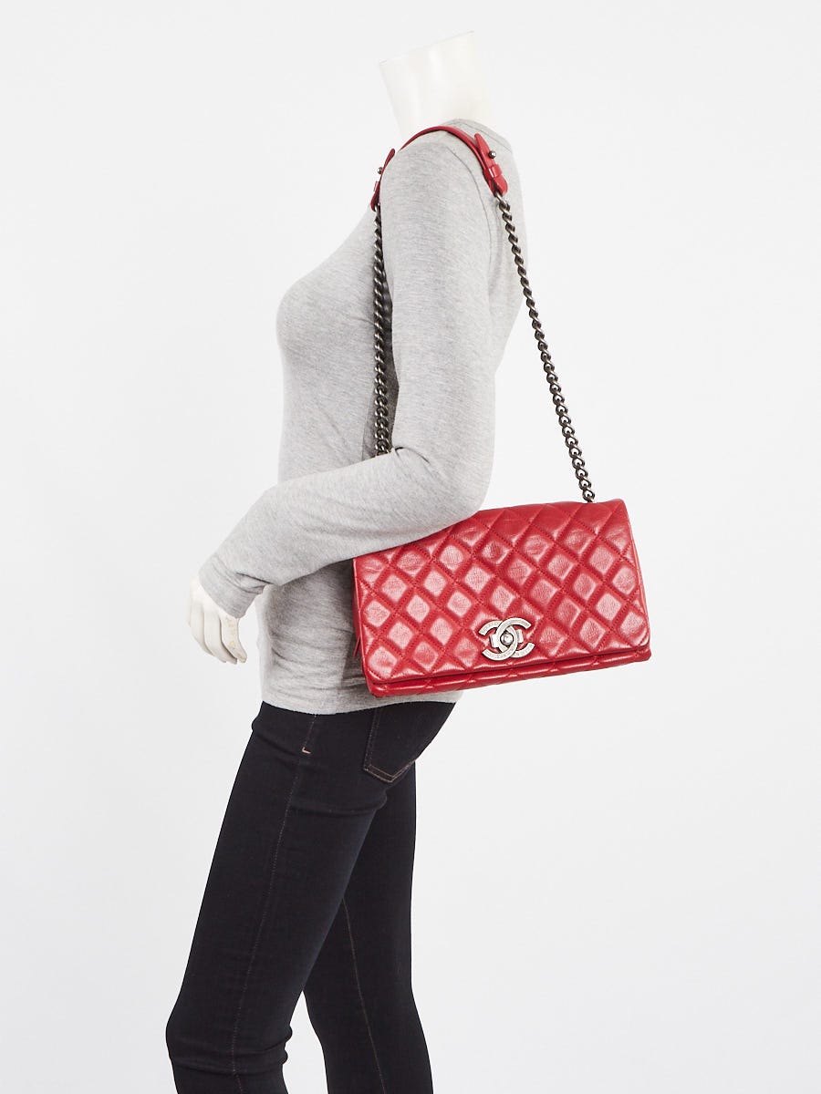 GIVEUCHY 、CHANEL、GUCCI3点 Chanel Red Quilted Goatskin Leather City Rock Flap Bag
