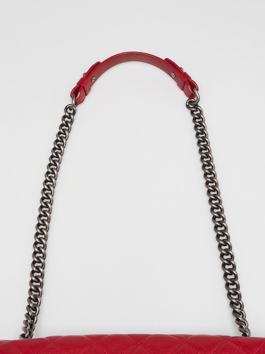 GIVEUCHY 、CHANEL、GUCCI3点 Chanel Red Quilted Goatskin Leather City Rock Flap Bag