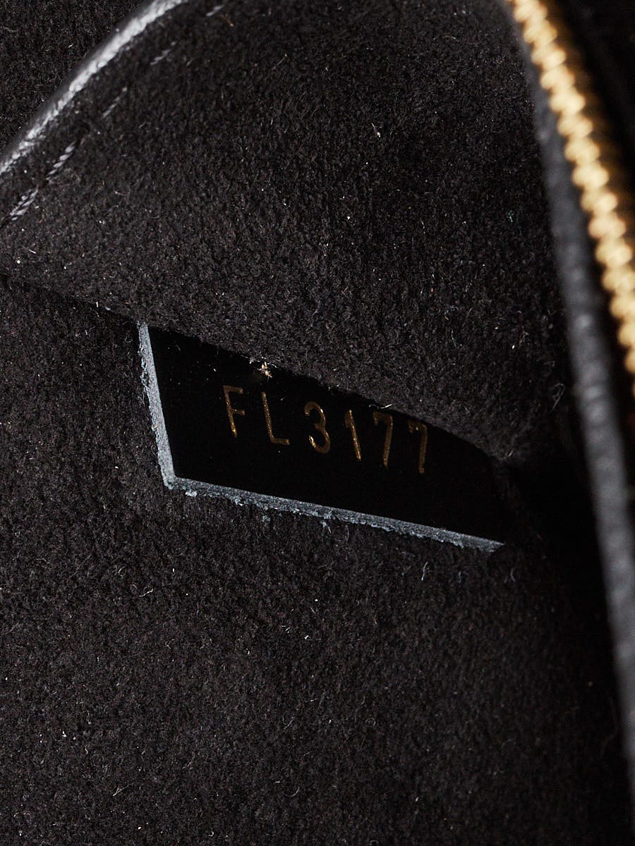Louis Vuitton Black Monogram Canvas One Handle Flap MM Bag