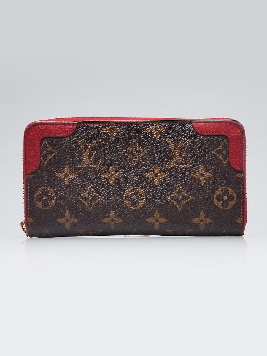 Louis Vuitton Cerise Monogram Canvas Retiro Wallet