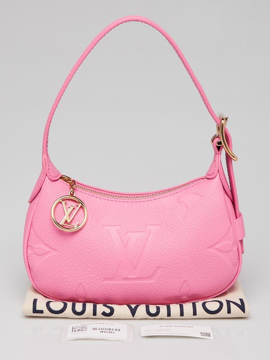 Louis Vuitton Rose Lollipop Monogram Empreinte Leather Mini Moon
