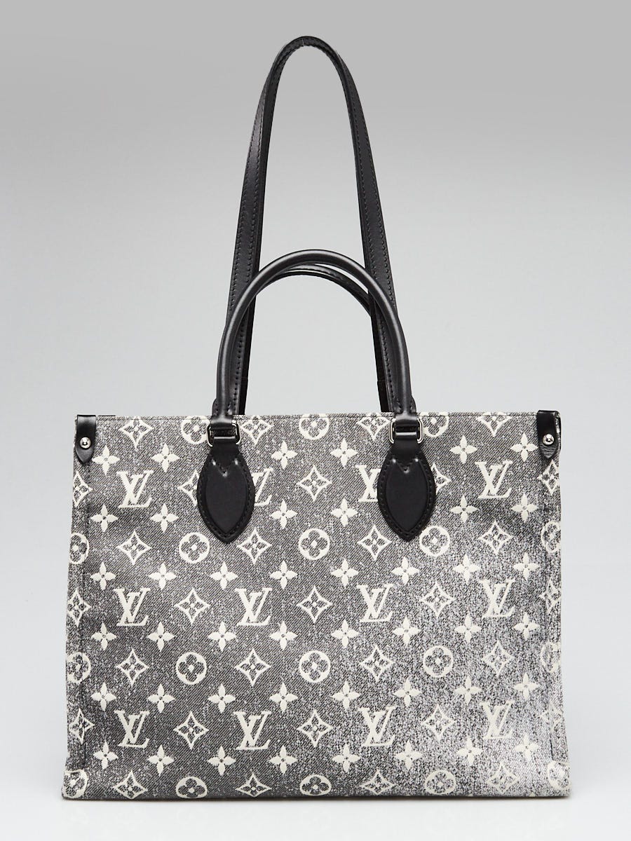 Louis Vuitton Limited Edition Black Monogram Denim Onthego